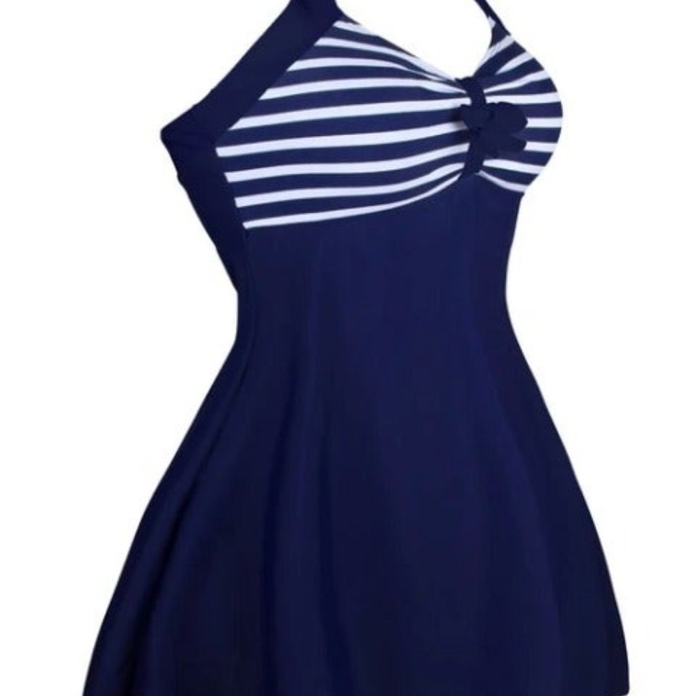 Glow & Grow Swimdress Bathing Suit UPF 50+ One Pie